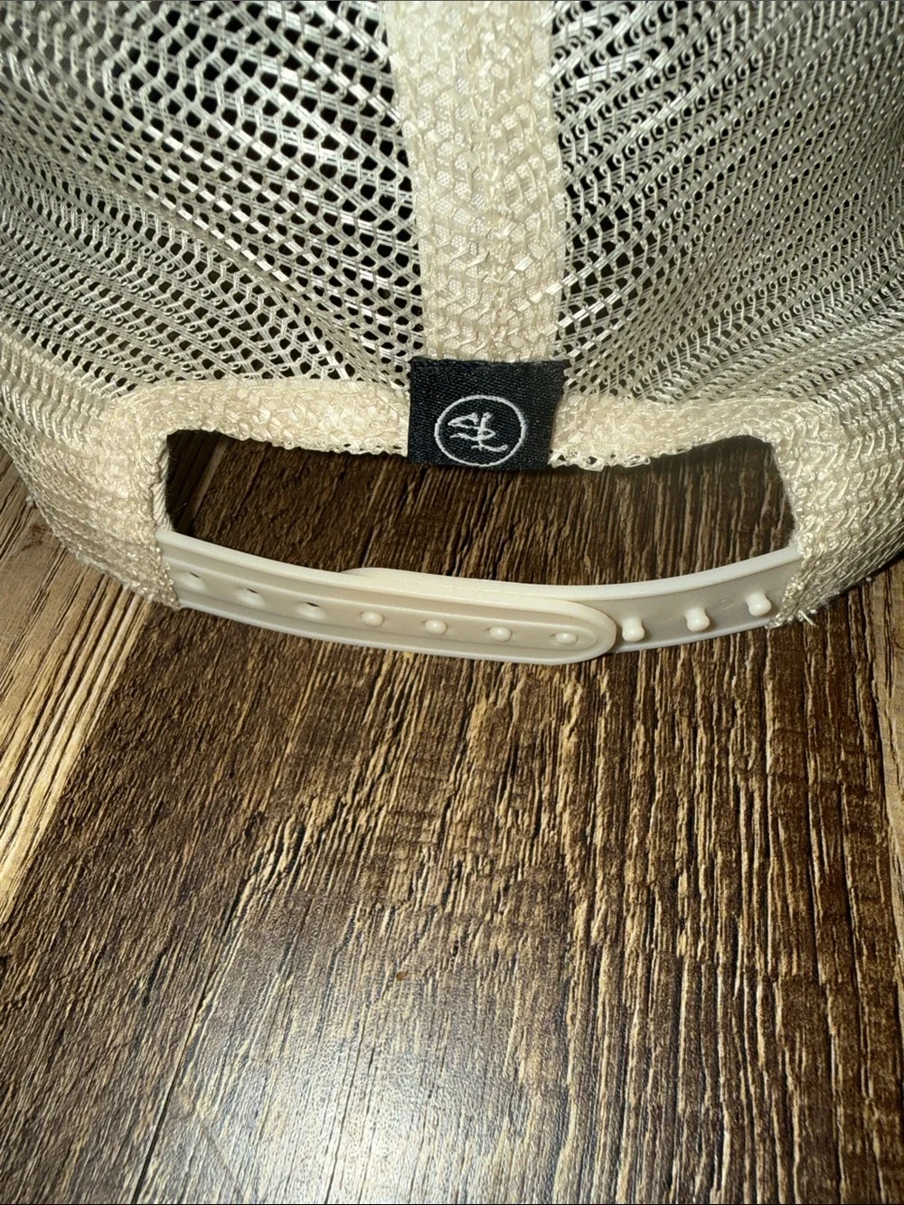 Salt Life Black and Cream Mesh Patch Trucker Hat